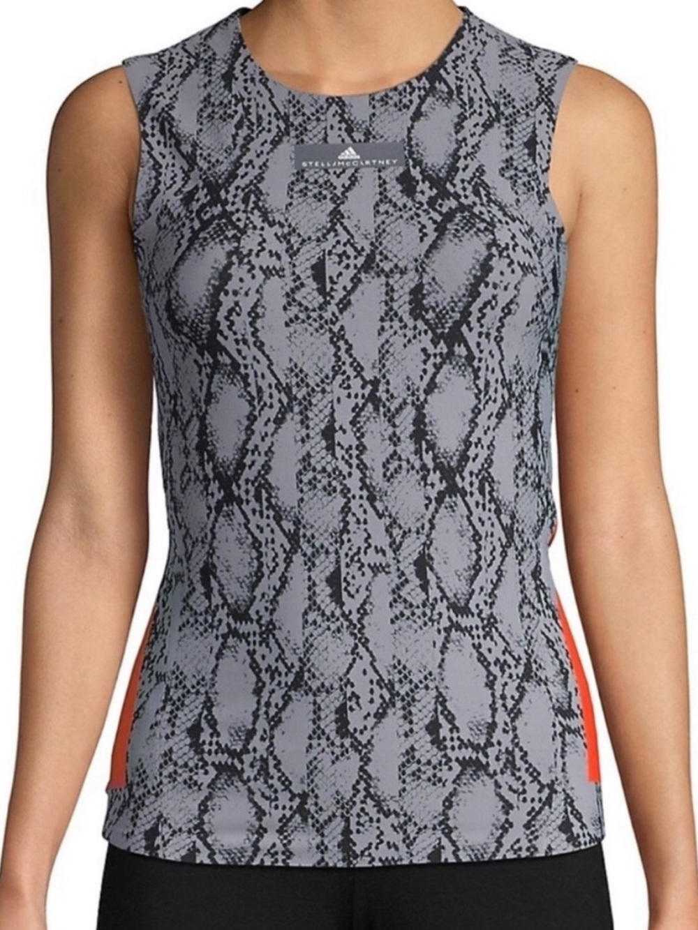 Adidas by Stella McCartney Snake Print and Neon Sleeveless Tank top Size Large